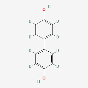 molecular formula C12H10O2 B1450702 4,4'-Dihydroxybiphenyl-D8 CAS No. 612480-60-1