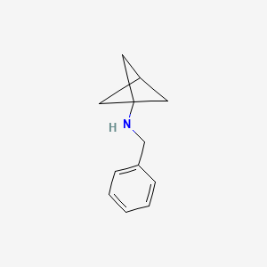 molecular formula C12H15N B1450703 N-苄基双环[1.1.1]戊烷-1-胺 CAS No. 2187435-42-1