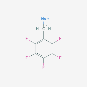 molecular formula C7H2F5Na B14507032 Sodium (pentafluorophenyl)methanide CAS No. 62781-72-0