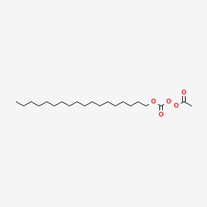 molecular formula C21H40O5 B14507042 Peroxide, acetyl (octadecyloxy)carbonyl CAS No. 64781-03-9