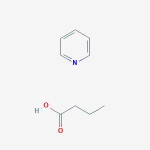 molecular formula C9H13NO2 B14507051 Butanoic acid--pyridine (1/1) CAS No. 63012-16-8