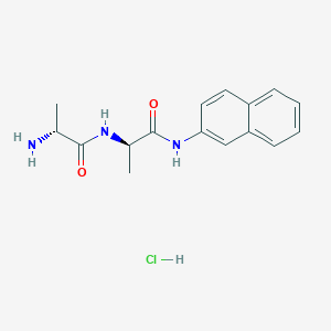 molecular formula C16H20ClN3O2 B1450709 H-D-Ala-D-Ala-bNA HCl CAS No. 741235-00-7