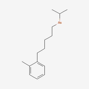 molecular formula C15H24As B14507110 CID 71382394 