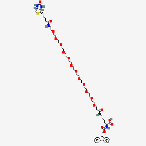 molecular formula C38H51N5O9S B1450717 Fmoc-Lys (biotin-PEG12)-OH CAS No. 1334172-65-4
