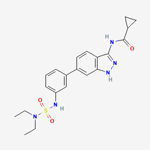 molecular formula C21H25N5O3S B1450721 Sgc aak1 1 