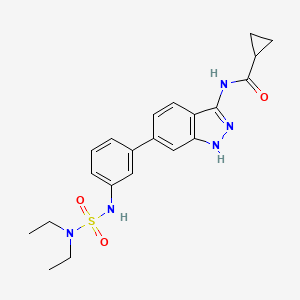 molecular formula C21H25N5O3S B1450721 Sgc aak1 1 CAS No. 2247894-32-0