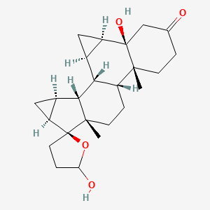 molecular formula C24H34O4 B1450723 Drospirenone 5,5 inverted exclamation mark-Diol CAS No. 863329-70-8