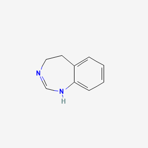 molecular formula C9H10N2 B14507286 4,5-Dihydro-1H-1,3-benzodiazepine CAS No. 64392-52-5