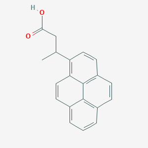molecular formula C20H16O2 B14507291 3-(Pyren-1-yl)butanoic acid CAS No. 63104-39-2