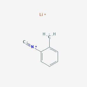 molecular formula C8H6LiN B14507335 Lithium (2-isocyanophenyl)methanide CAS No. 63212-31-7