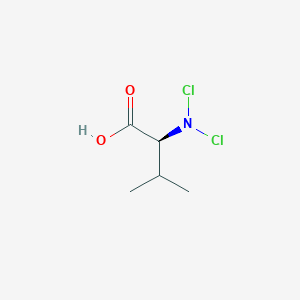 molecular formula C5H9Cl2NO2 B14507363 N,N-Dichloro-L-valine CAS No. 62796-76-3