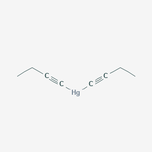 molecular formula C8H10Hg B14507381 Di(but-1-yn-1-yl)mercury CAS No. 63776-22-7