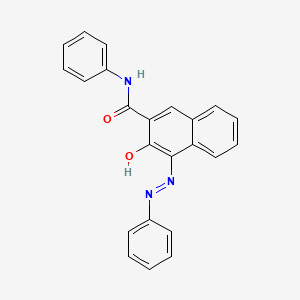 molecular formula C23H17N3O2 B1450741 Bronze Red CAS No. 3789-75-1