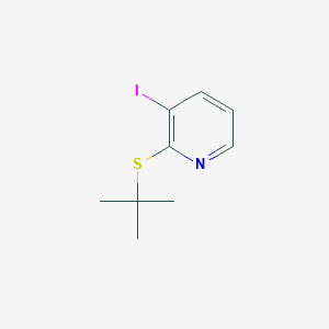 molecular formula C9H12INS B1450744 2-tert-Butylsulfanyl-3-iodopyridine CAS No. 2203194-88-9