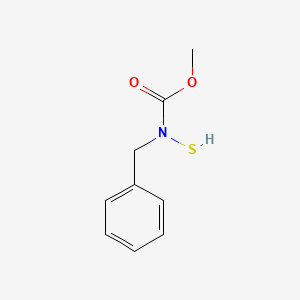 molecular formula C9H11NO2S B14507537 Methyl benzyl(sulfanyl)carbamate CAS No. 63810-22-0