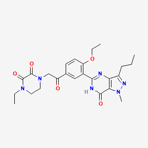 molecular formula C25H30N6O5 B1450755 二氧化红丹那非 CAS No. 1609405-33-5