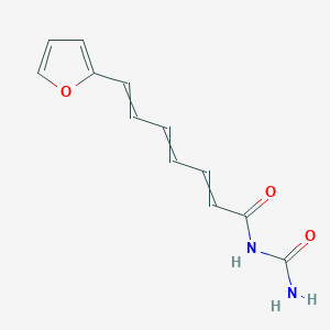 molecular formula C12H12N2O3 B14507565 N-Carbamoyl-7-(furan-2-yl)hepta-2,4,6-trienamide CAS No. 62879-71-4