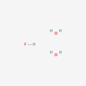 molecular formula FH5O2 B14507661 Hydrogen fluoride dihydrate CAS No. 64554-67-2