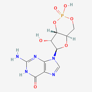 molecular formula C10H12N5O7P B1450777 Cyclic guanosine monophosphate CAS No. 7665-99-8