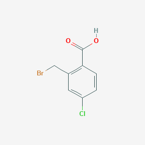 molecular formula C8H6BrClO2 B14507795 2-(Bromomethyl)-4-chlorobenzoic acid CAS No. 62758-49-0