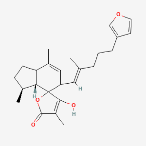 molecular formula C25H32O4 B14507802 Ircinianin 