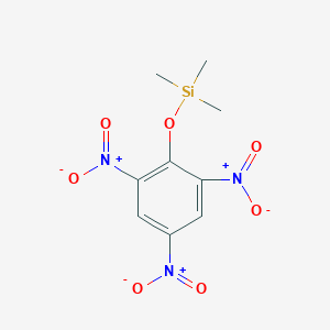 molecular formula C9H11N3O7Si B14507829 Trimethyl(2,4,6-trinitrophenoxy)silane CAS No. 62967-61-7