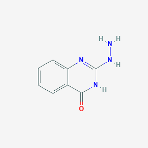 molecular formula C8H8N4O B1450783 2-Hydrazinoquinazolin-4(3H)-one CAS No. 59342-31-3