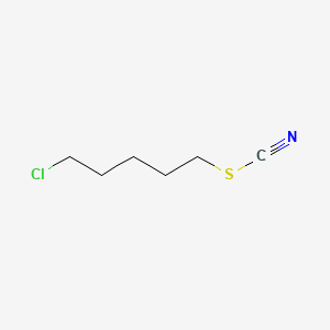molecular formula C6H10ClNS B14507854 5-Chloropentyl thiocyanate CAS No. 64048-00-6