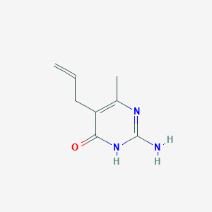 molecular formula C8H11N3O B1450787 5-Allyl-2-amino-6-methylpyrimidin-4-ol CAS No. 6957-86-4