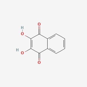 molecular formula C10H6O4 B1450793 2,3-Dihydroxy-1,4-naphthoquinone CAS No. 605-37-8