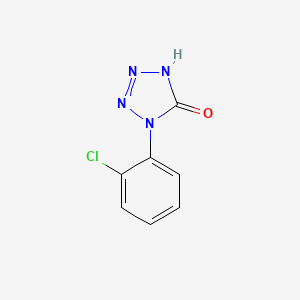 molecular formula C7H5ClN4O B1450795 1-(2-氯苯基)-1,2-二氢-5H-四唑-5-酮 CAS No. 98377-35-6