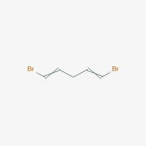 molecular formula C5H6Br2 B14507975 1,5-Dibromopenta-1,4-diene CAS No. 63382-67-2