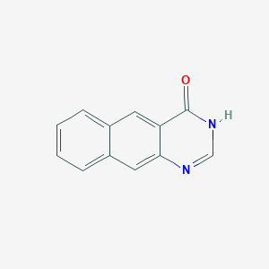 molecular formula C12H8N2O B1450800 benzo[g]quinazolin-4(3H)-one CAS No. 33987-00-7