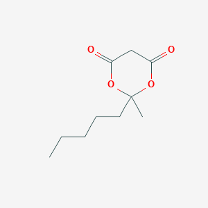 molecular formula C10H16O4 B14508002 2-Methyl-2-pentyl-1,3-dioxane-4,6-dione CAS No. 64411-70-7