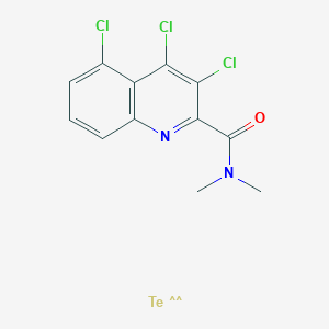molecular formula C12H9Cl3N2OTe B14508009 CID 71372661 CAS No. 63443-86-7