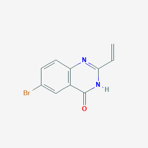 molecular formula C10H7BrN2O B1450807 6-溴-2-乙烯基-4-喹唑啉醇 CAS No. 883500-96-7