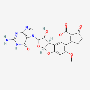 molecular formula C22H17N5O8 B1450808 Dhghab CAS No. 63425-04-7