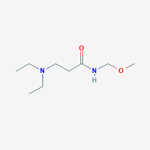 molecular formula C9H20N2O2 B14508167 N~3~,N~3~-Diethyl-N-(methoxymethyl)-beta-alaninamide CAS No. 63425-20-7