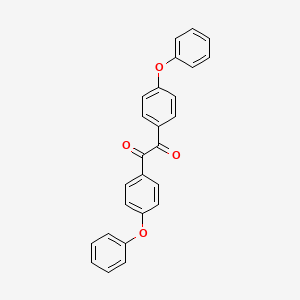 molecular formula C26H18O4 B14508201 Ethanedione, bis(4-phenoxyphenyl)- CAS No. 64180-18-3