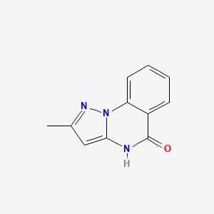 molecular formula C11H9N3O B1450826 2-methylpyrazolo[1,5-a]quinazolin-5(4H)-one CAS No. 25468-50-2