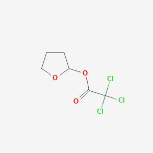 molecular formula C6H7Cl3O3 B14508289 Oxolan-2-yl trichloroacetate CAS No. 64258-35-1