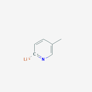 molecular formula C6H6LiN B14508293 lithium;5-methyl-2H-pyridin-2-ide CAS No. 63060-28-6