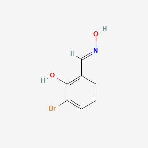 B1450837 3-Bromo-2-hydroxybenzaldehyde oxime CAS No. 28177-82-4