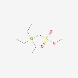 molecular formula C8H20O3SSi B14508438 Methyl (triethylsilyl)methanesulfonate CAS No. 64106-99-6
