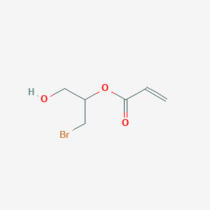 molecular formula C6H9BrO3 B14508444 1-Bromo-3-hydroxypropan-2-yl prop-2-enoate CAS No. 64181-77-7