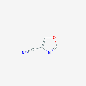 molecular formula C4H2N2O B1450848 Oxazole-4-carbonitrile CAS No. 55242-84-7