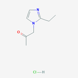 1-(2-ethyl-1H-imidazol-1-yl)acetone hydrochloride
