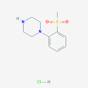 B1450860 1-(2-(Methylsulfonyl)phenyl)piperazine hydrochloride CAS No. 916488-42-1