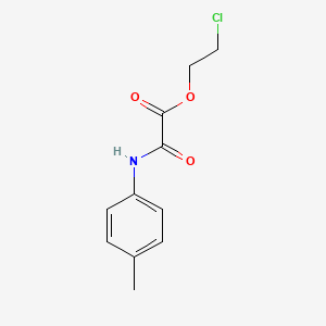 molecular formula C11H12ClNO3 B1450862 2-Chloroethyl [(4-methylphenyl)amino](oxo)acetate CAS No. 1192804-63-9