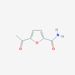 molecular formula C7H7NO3 B145087 5-Acetylfuran-2-carboxamide CAS No. 133674-70-1
